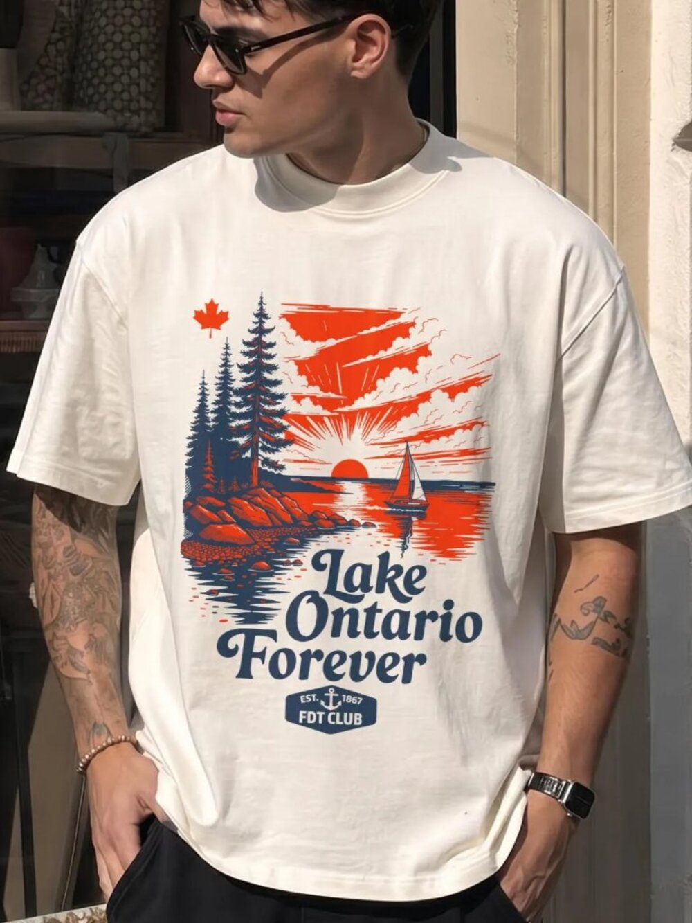 Lake Ontario Still Canadian T-Shirt